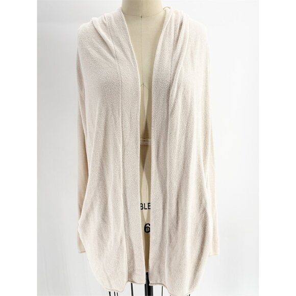 BAREFOOT DREAMS CozyChic Lite Seashore Hooded Cardigan M - Picture 2 of 9
